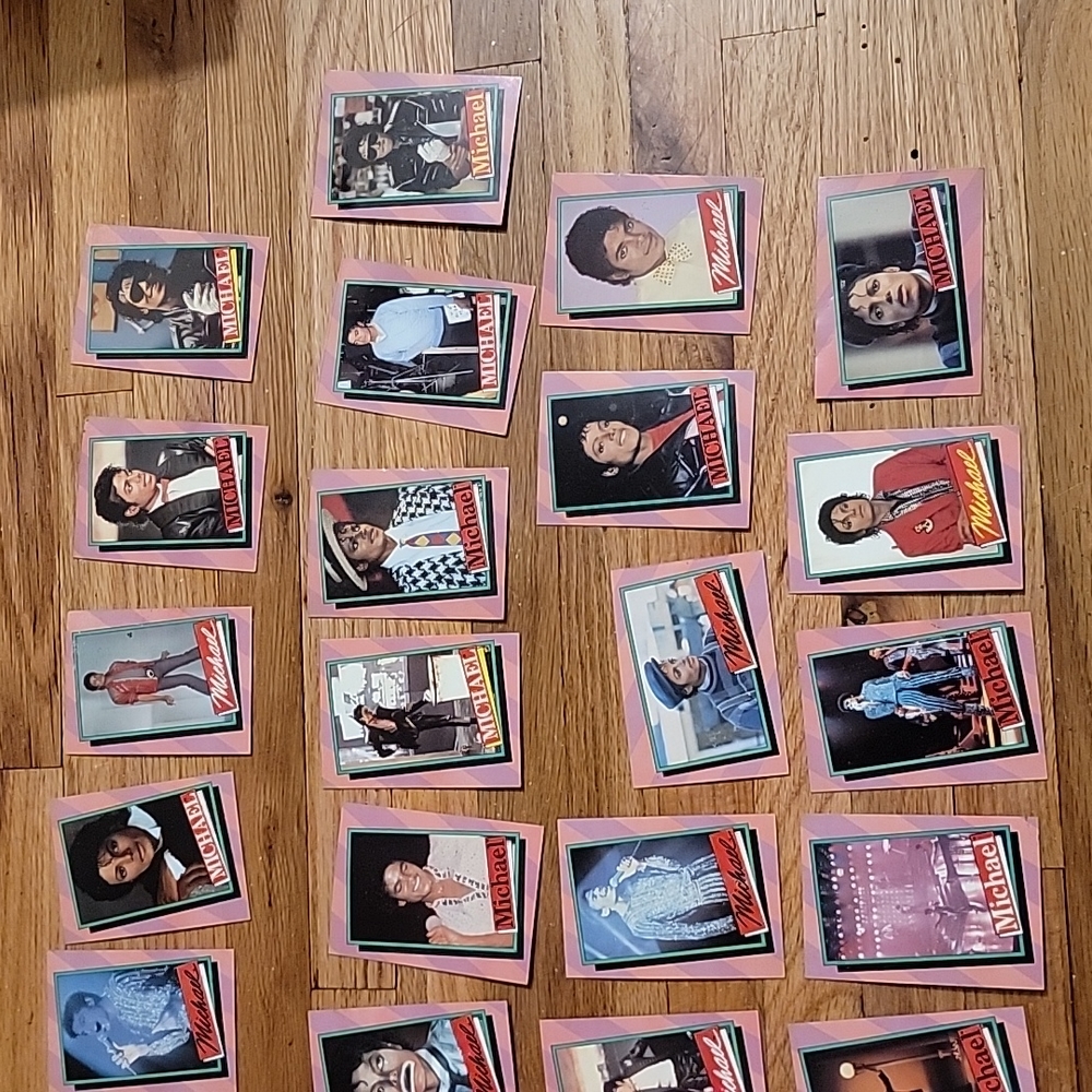 Vintage 1984 Michael Jackson Trading Cards - Picture 2 of 5